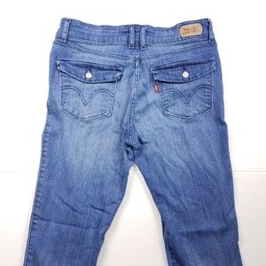 Levi's Mid Rise Skinny Jeans Flap Pocket
